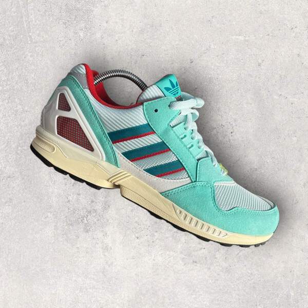 adidas ZX 9000 OG Trainers | Mint / Red / Green | 2019 | UK 9.5