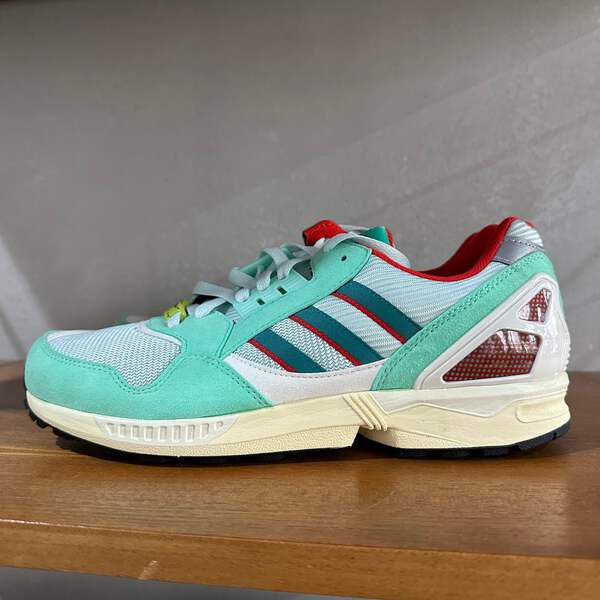 adidas ZX 9000 OG Trainers | Mint / Red / Green | 2019 | UK 9.5