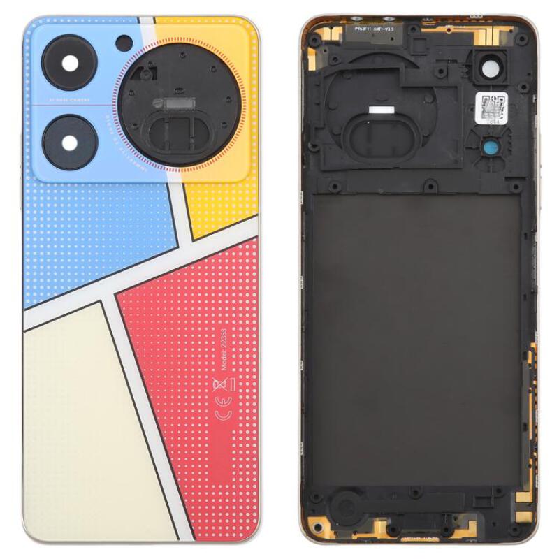 ネイバーフッド PORTABLE-3/E-CASE ZTE Nubia Music Z2353 Glass Battery Back Cover with Frame & Lens