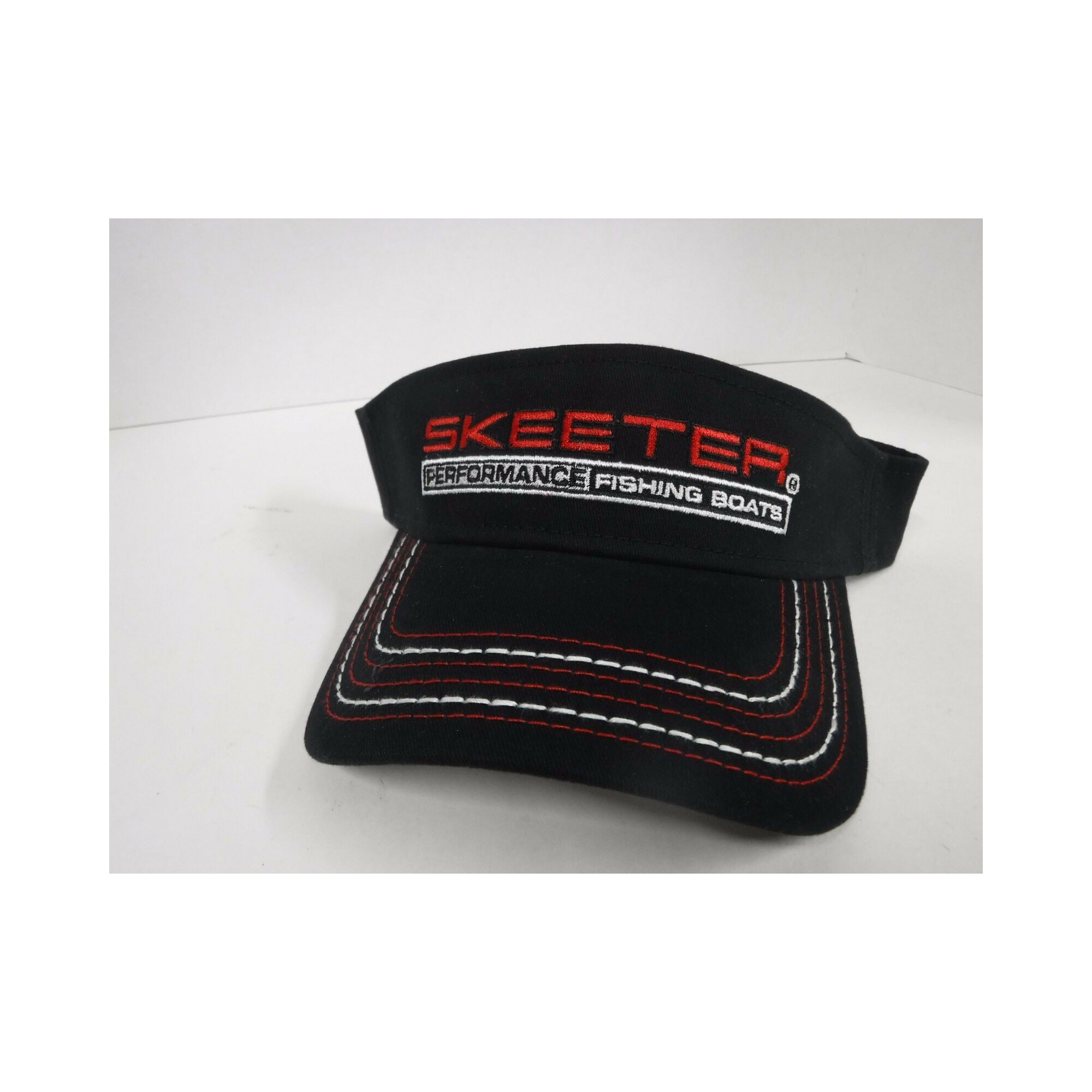 New Authentic Skeeter Visor Adjustable/ Contrast Stitch
