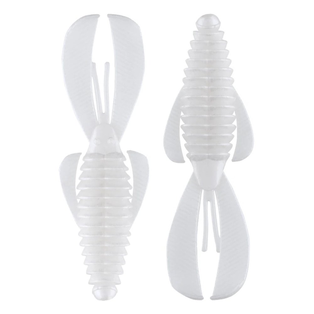 Strike King Midsize Rage Bug Soft Plastic Bait - 3.38 Inch, Pearl Color For Bass Fishing - View #4
