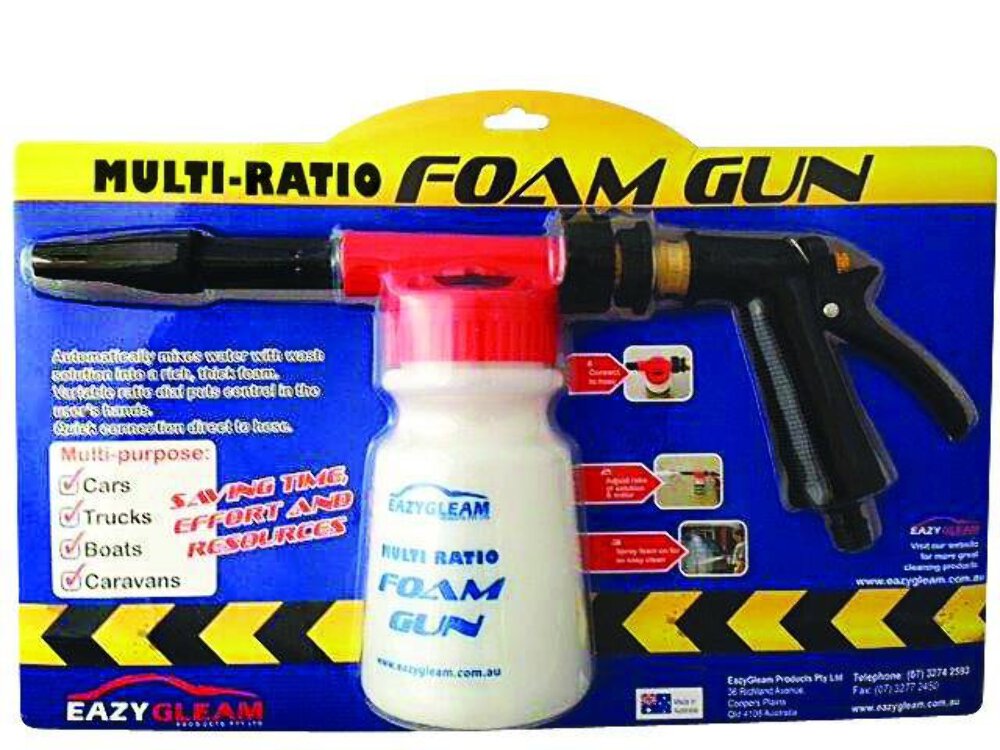 EazyGleam Adjustable Snow Foam Lance Washer Soap Car