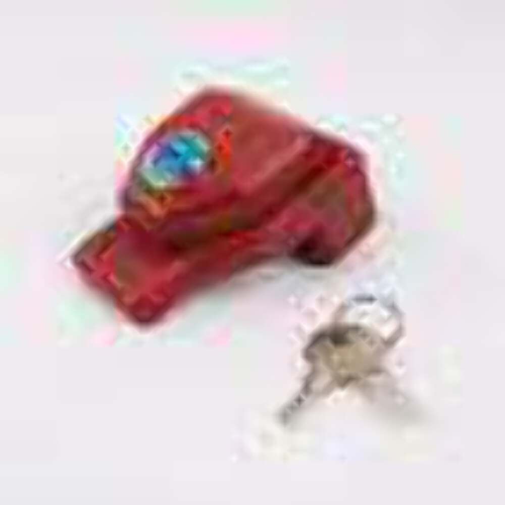 QTY 2 - RED RANDOM KEYED GLADHAND LOCK | RatchetStrap.com - Picture 4 of 9