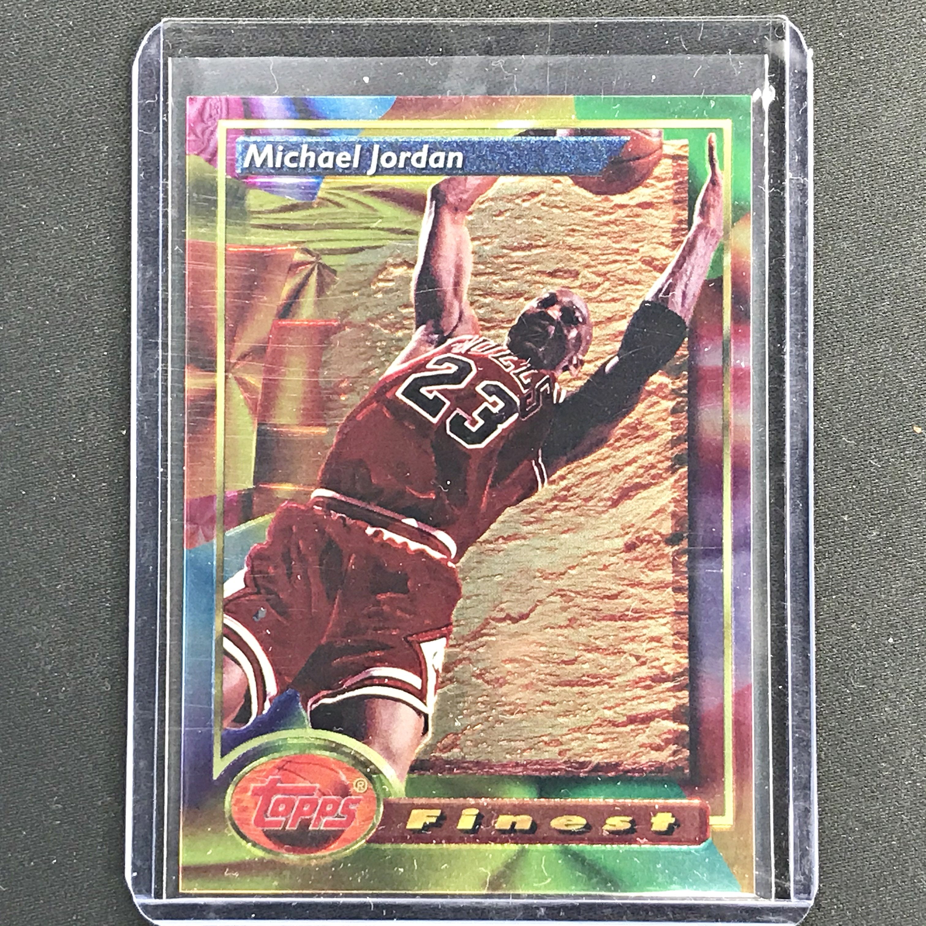 topps finest michael jordan