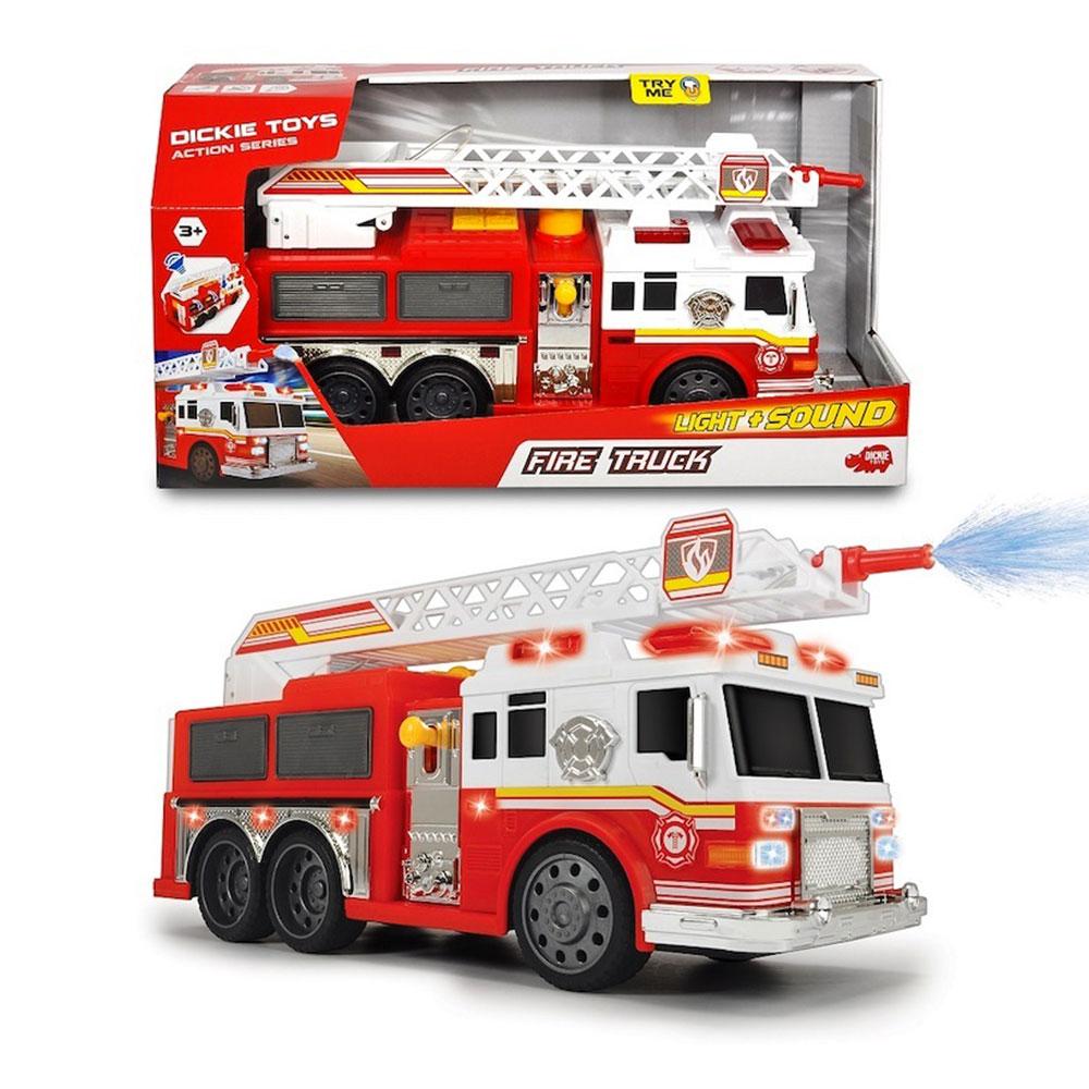 a toy fire truck