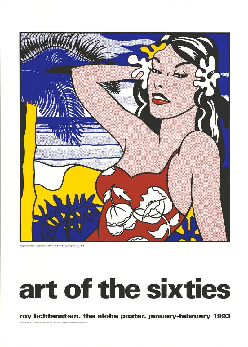 ROY LICHTENSTEIN Aloha, from Art of the Sixties 55
