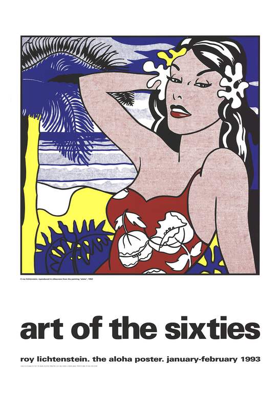 ROY LICHTENSTEIN Aloha, from Art of the Sixties 55