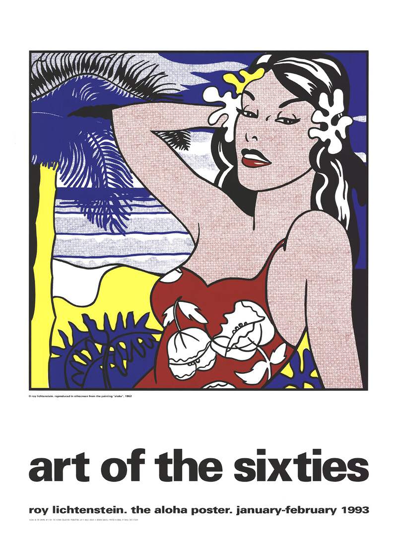 ROY LICHTENSTEIN Aloha, from Art of the Sixties 55
