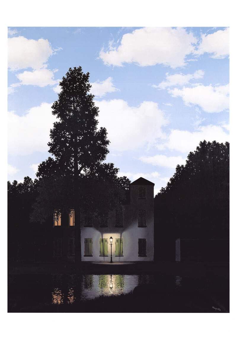 LEmpire des Lumieres/ルネ マグリット/ポスター RENE MAGRITTE L'Empire des Lumieres 39.25