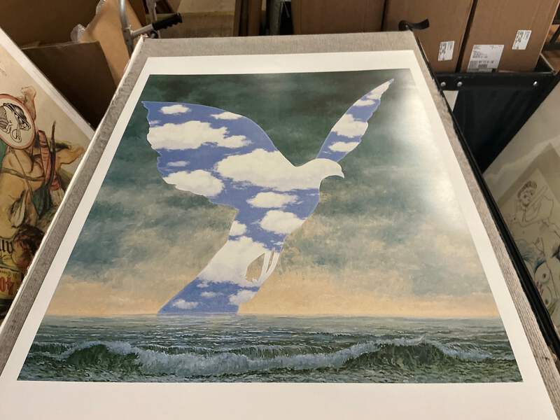 Ren Magritte、LA VOIX、海外版超希少レゾネ、新品額付 RENE MAGRITTE La Grande Famille 39.25