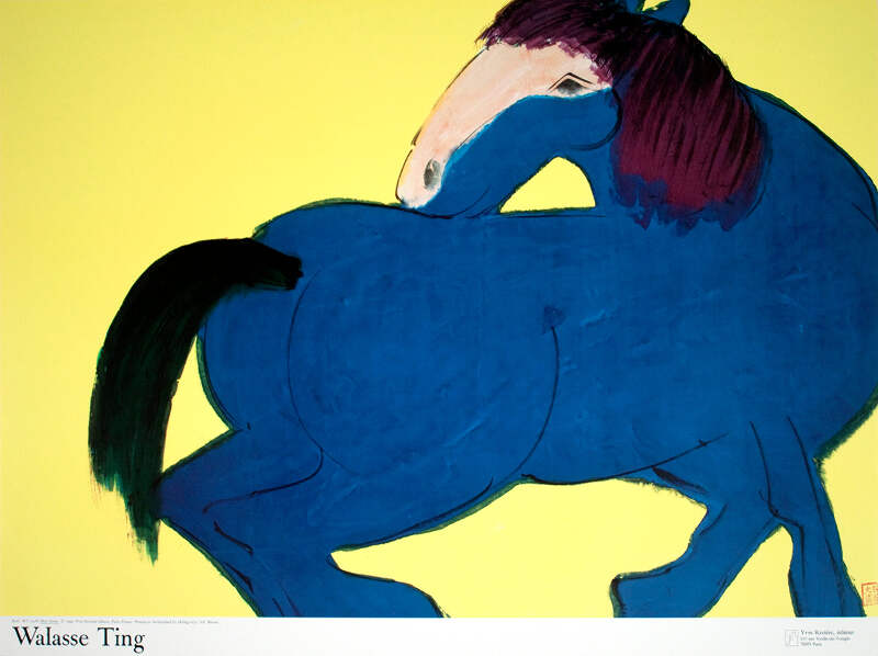 ◇希少 特大◇ walasse ting blue horse 【公式通販】