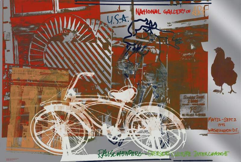 ROBERT RAUSCHENBERG Bicycle, National Gallery 26.5