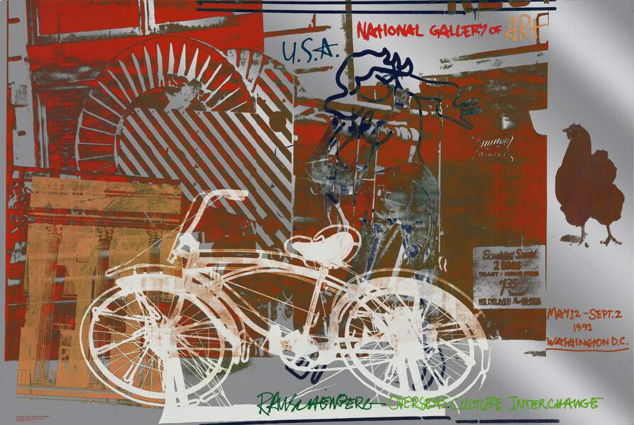 ROBERT RAUSCHENBERG Bicycle, National Gallery 26.5
