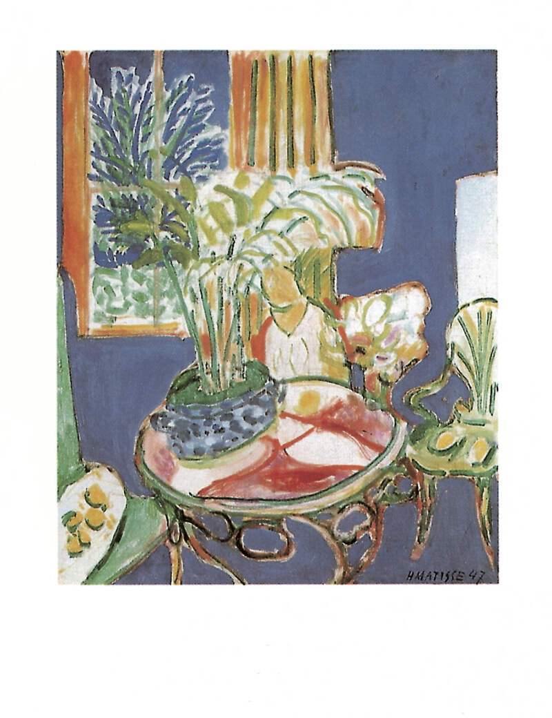 Henri Matisse、PETIT INTERIEUR BLEU HENRI MATISSE Petit Interieur Bleu (no text) 35.5
