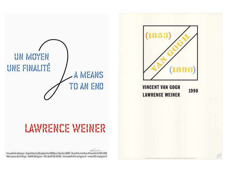 1998年発行美品LawrenceWeinerアート新聞ポスターAgnès b. 1999年発行美品Hans-PeterFeldmannアート新聞Agnès b. - メルカリ