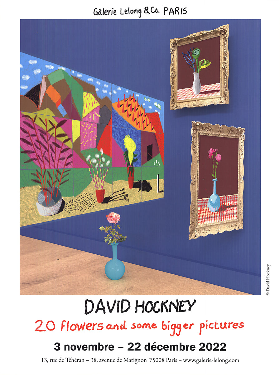 DAVID HOCKNEY 20 Flowers and Some Bigger Pictures 31.5
