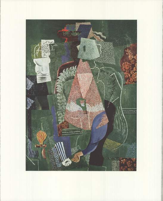 PABLO PICASSO Portrait De Jeune Fille 19.75