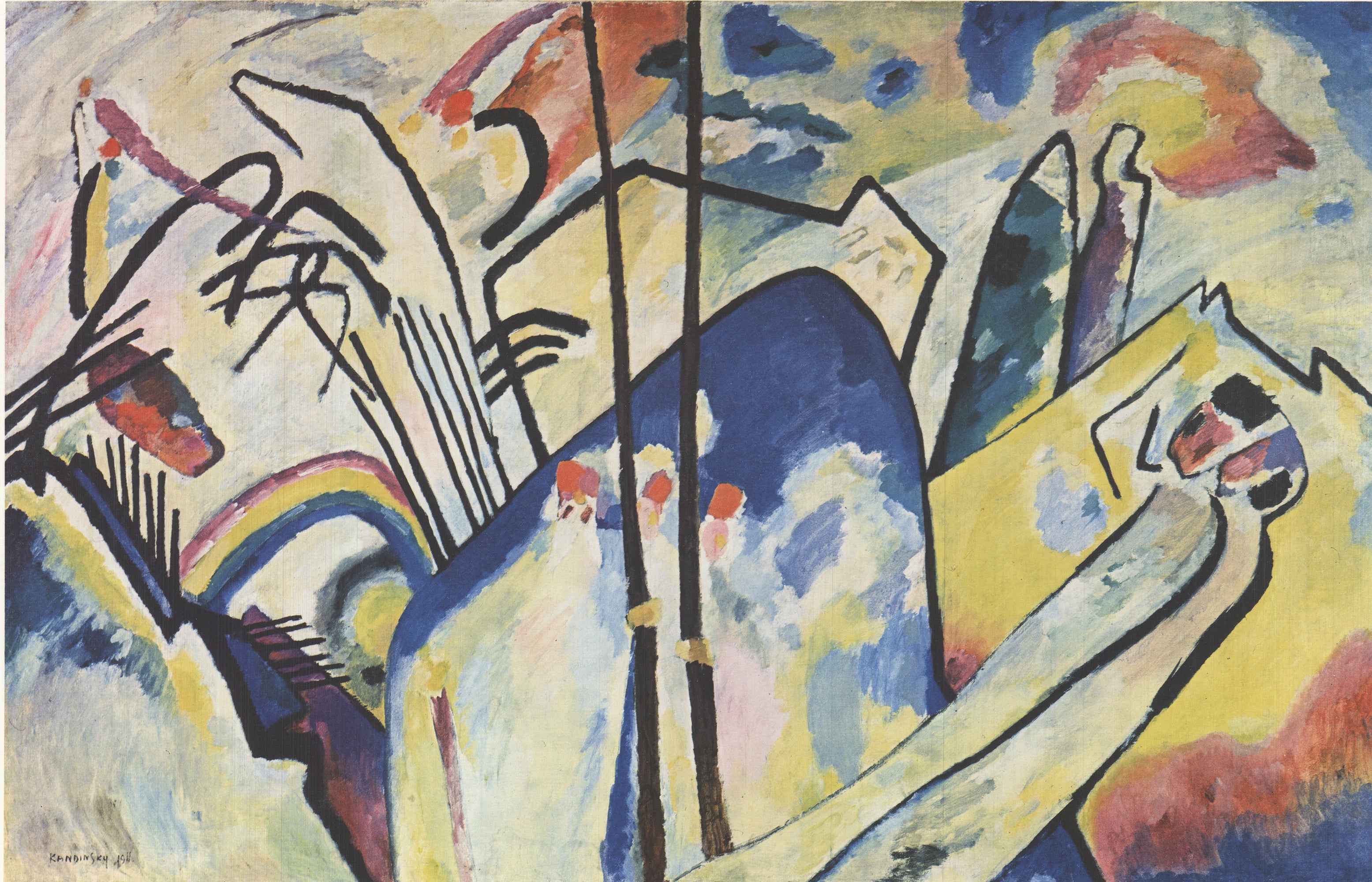 WASSILY KANDINSKY Composition 4 15.75