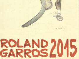ROLAND GARROS 2015 ポスター DU ZHENJUN Roland Garros French Open 31.25