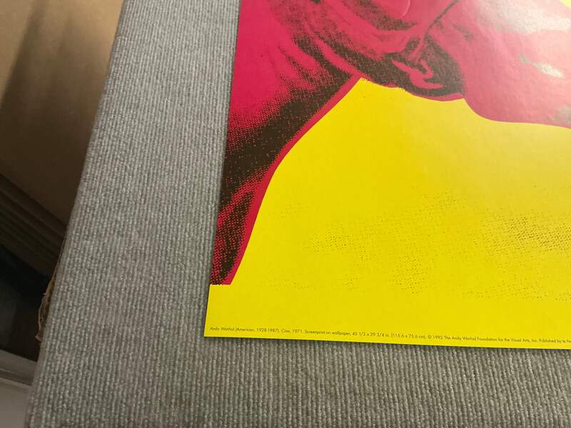 ANDY WARHOL Cow Pink on Yellow, 1966 (small) 33.5