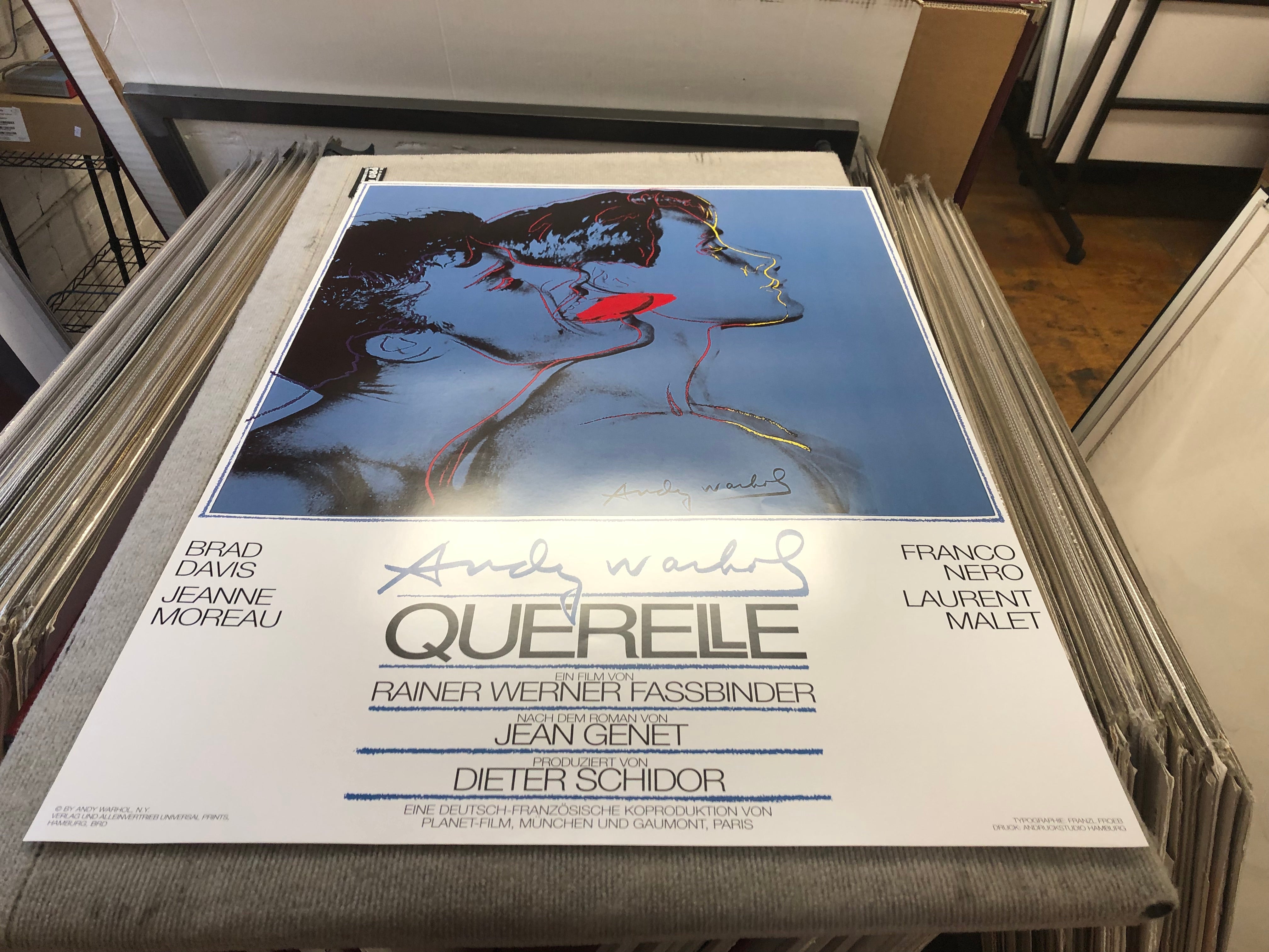 ANDY WARHOL Querelle Blue 39.25
