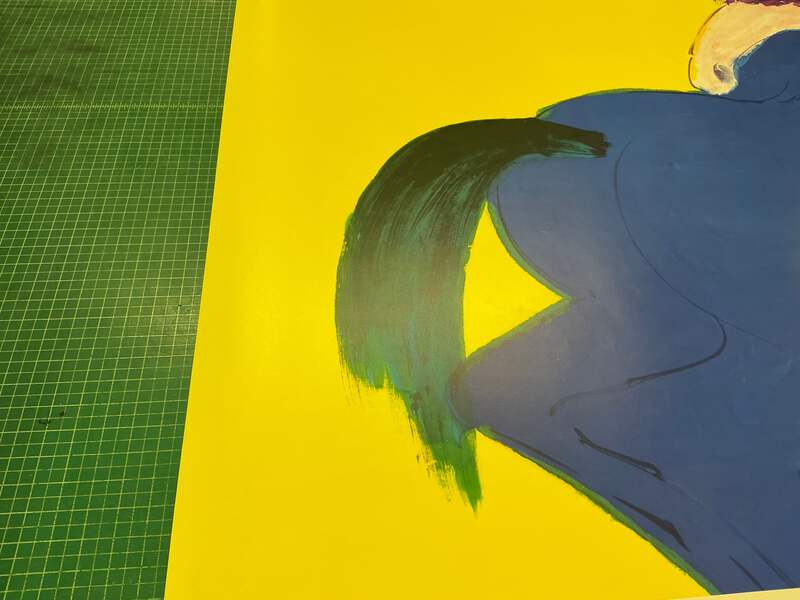 WALASSE TING Blue Horse 45.75