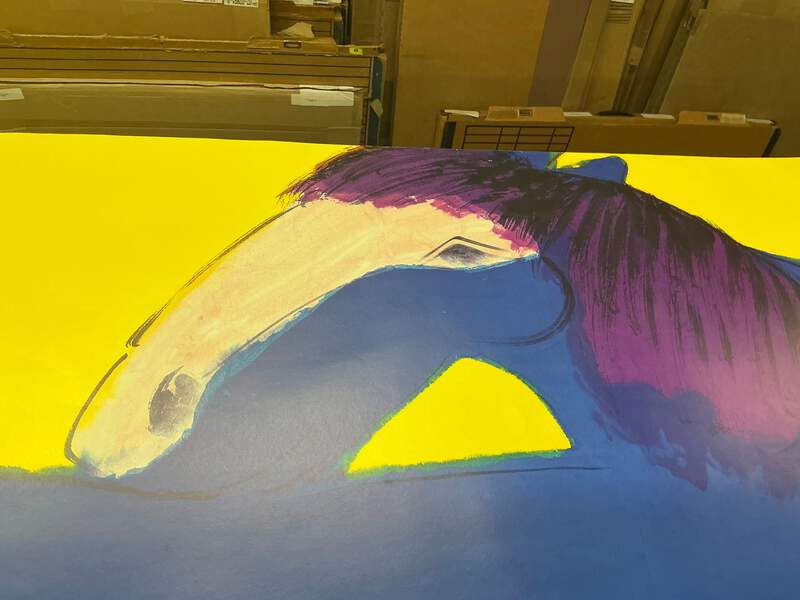 WALASSE TING Blue Horse 45.75