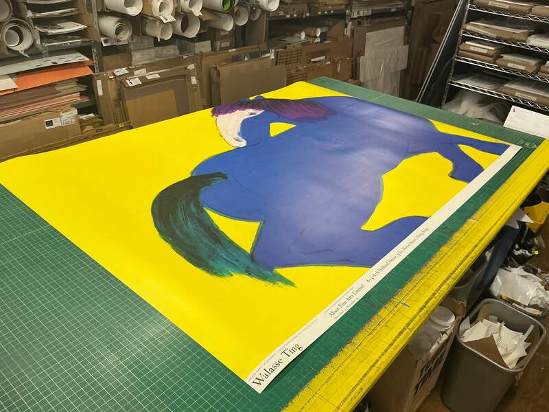 WALASSE TING Blue Horse 45.75