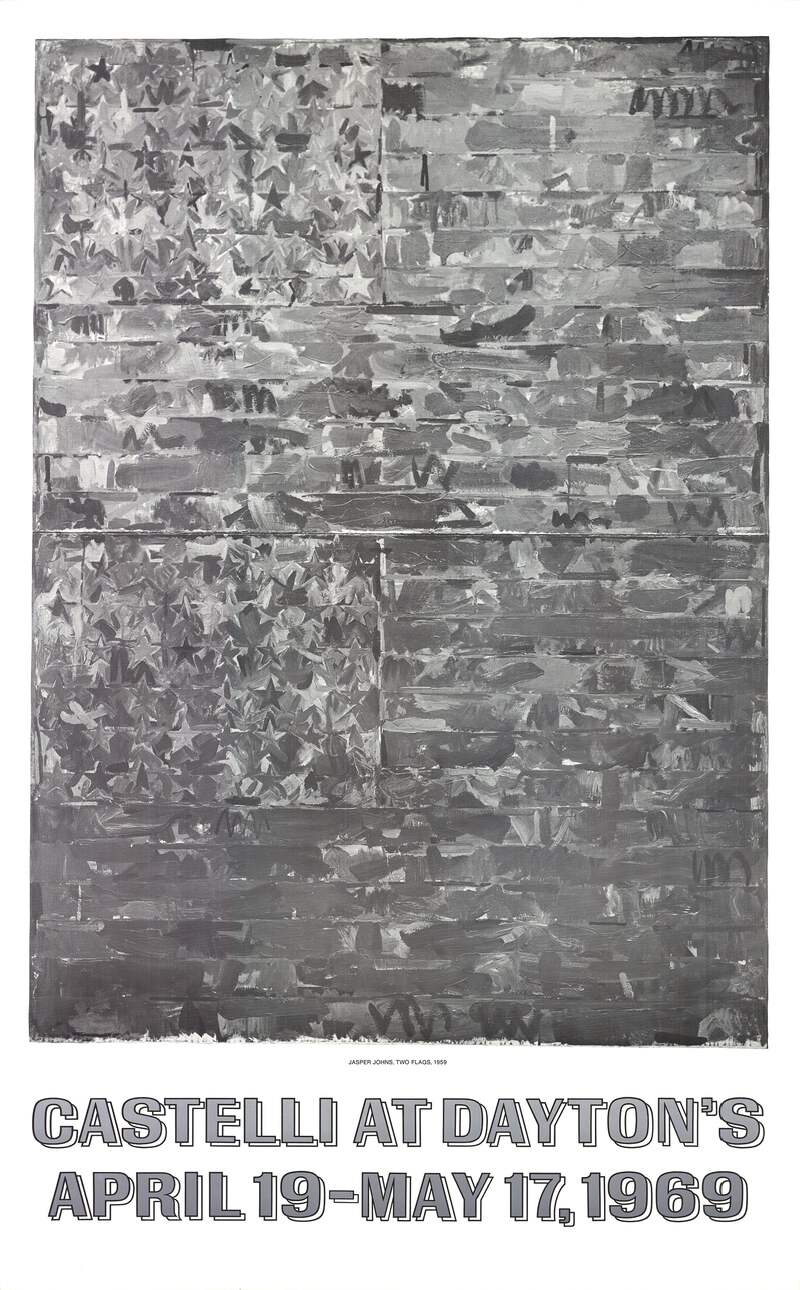 JASPER JOHNS Two Flags 37