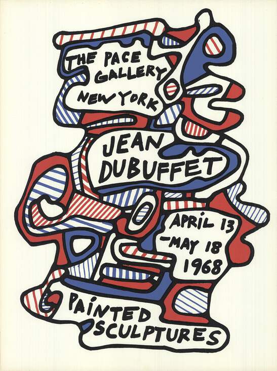 JEAN DUBUFFET Painted Sculptures 24.75
