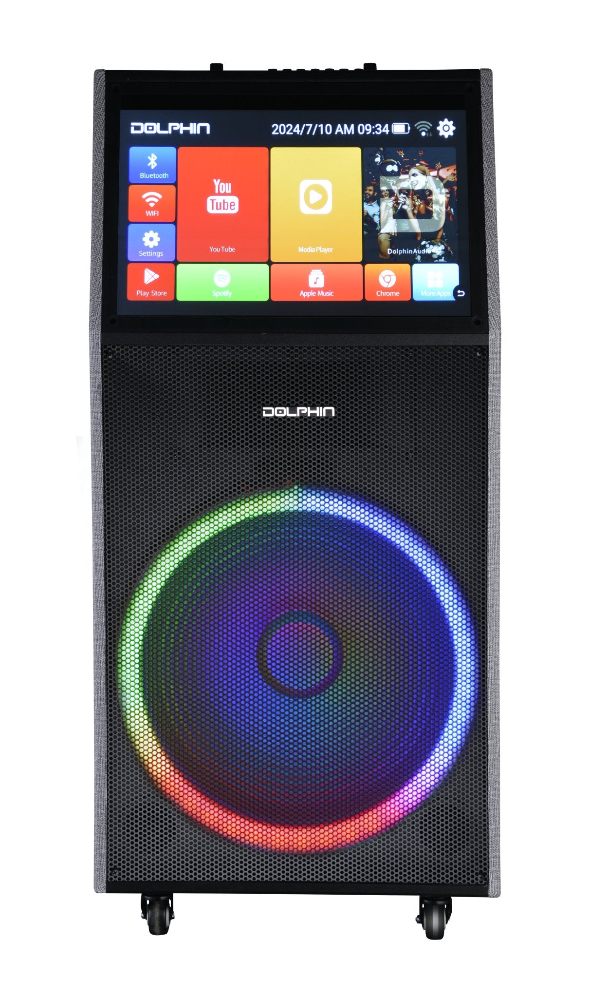Dolphin All-In-One Karaoke Sound System with 18.5” Touchscreen and