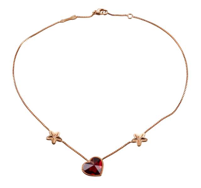 Baccarat スター ネックレス レッド Baccarat Etoile Mon Coeur 18k Gold Vermeil Sterling Silver Heart