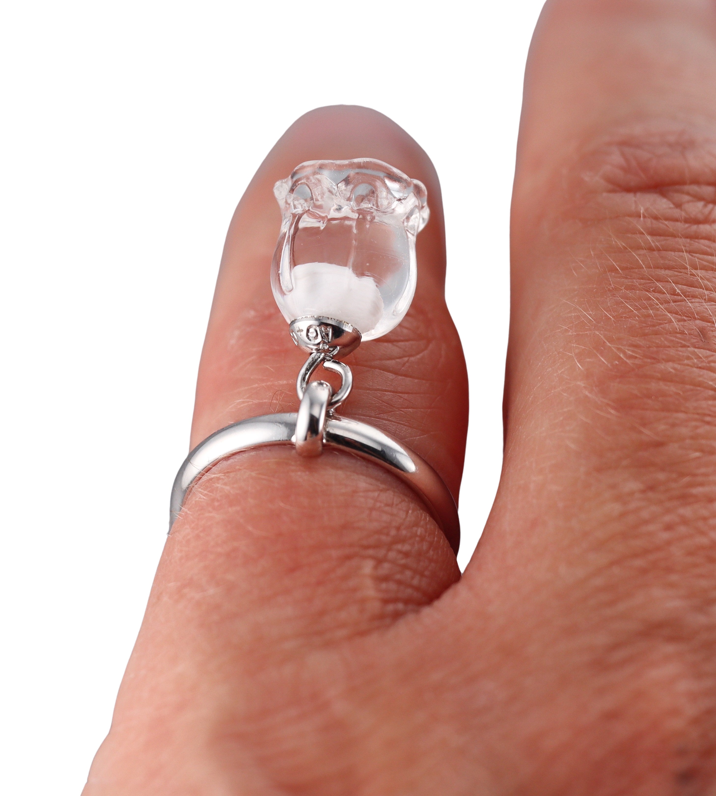 Lalique Lily Of The Valley Sterling Silver Ring 045095 | eBay