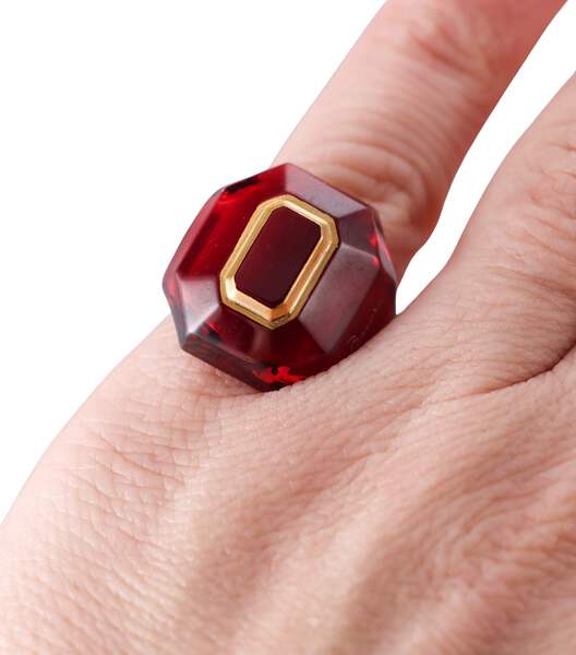 Baccarat Crystal Harcourt Red Ring 2814633 | eBay