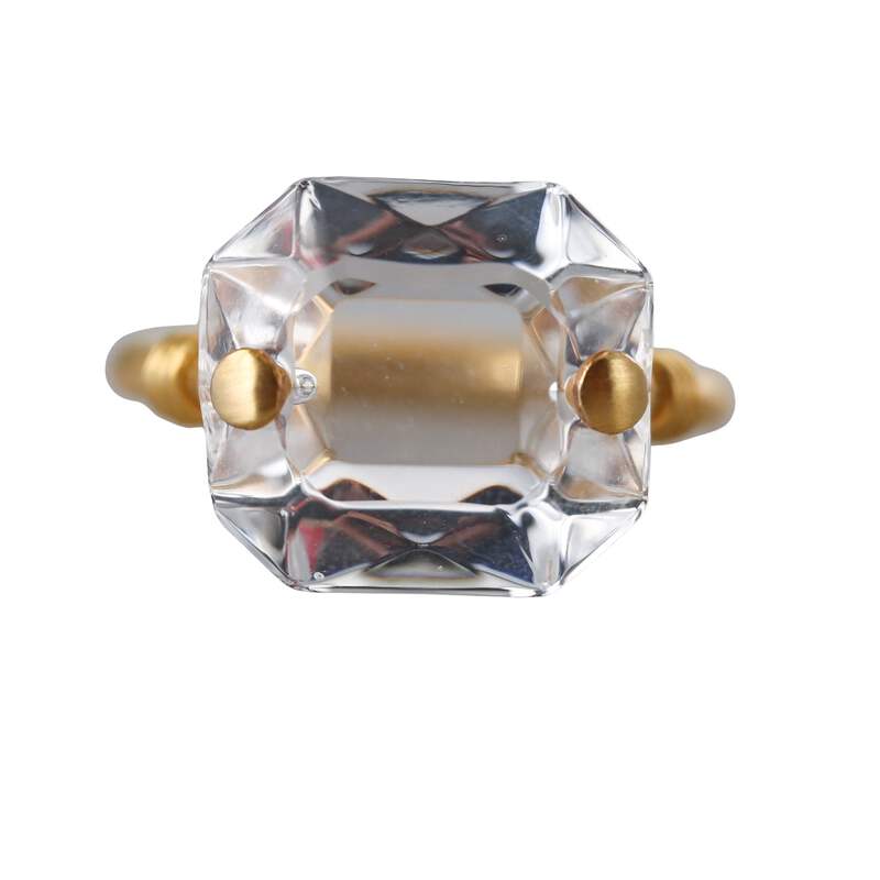 Baccarat Crystal Marie-Helene De Taillac 18k Gold Ring 2811667 | eBay