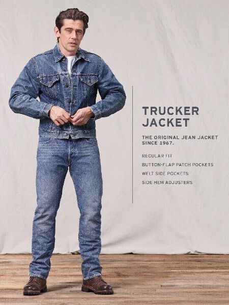 Levi's Men's Denim Trucker Jacket Color Colusa SMALL NEW W