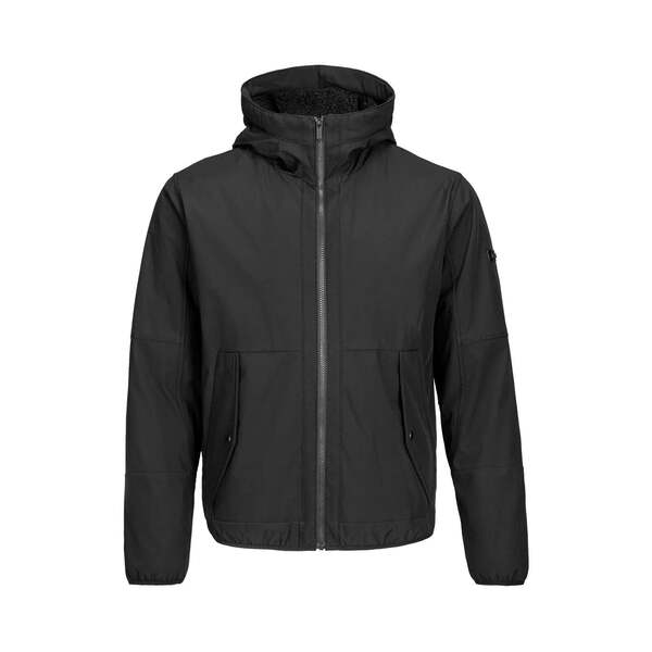 Michael Kors Men's Soft Shell Sherpa-Lined Hooded Grey, XL, NEW W