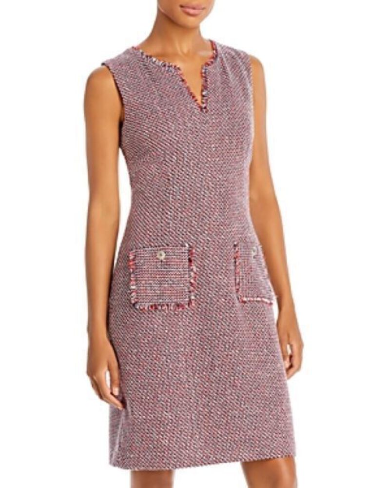 KARL LAGERFELD Paris Tweed Pocket Dress Size 16 (Color Tomato multi) NWT | eBay KARL LAGERFELD Paris Tweed Pocket Dress Size 16 (Color Tomato multi) NWT | eBay