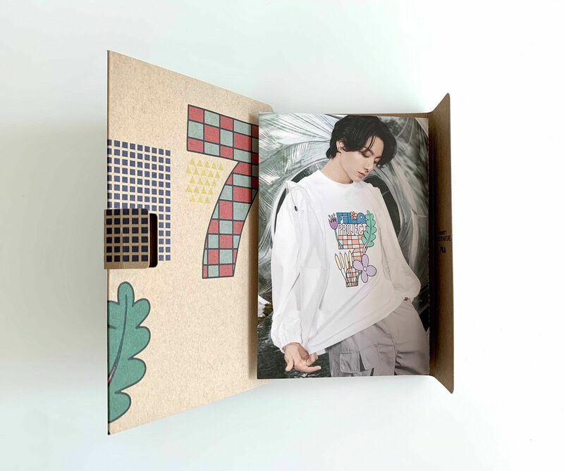 BTS x FILA] Project 7 : Back to Nature Postcard Set Official Goods 