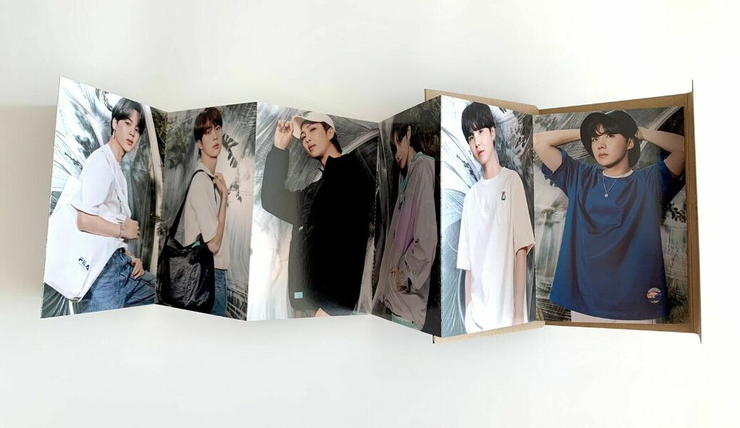 BTS x FILA] Project 7 : Back to Nature Postcard Set Official Goods 