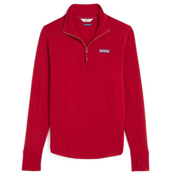 (取寄) ヴィンヤードヴァインズ レディース シェップ シャツ Vineyard Vines women Shep Shirt Red Velvet Vineyard Vines Ladies' Collegiate Quarter-Zip Pullover Shep