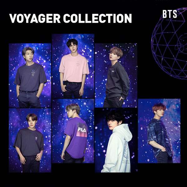 BTS　FILA　Voyager Collection The BTS x Fila “Voyager Collection” Launches Exclusively at