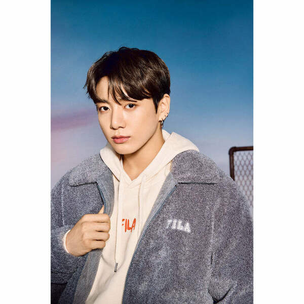 BTS X FILA Create Your Winter Typography Oversized Hoodies 2