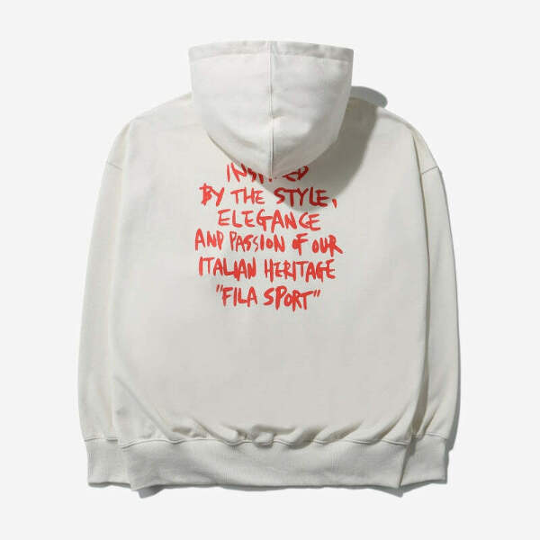 BTS X FILA Create Your Winter Typography Oversized Hoodies 2