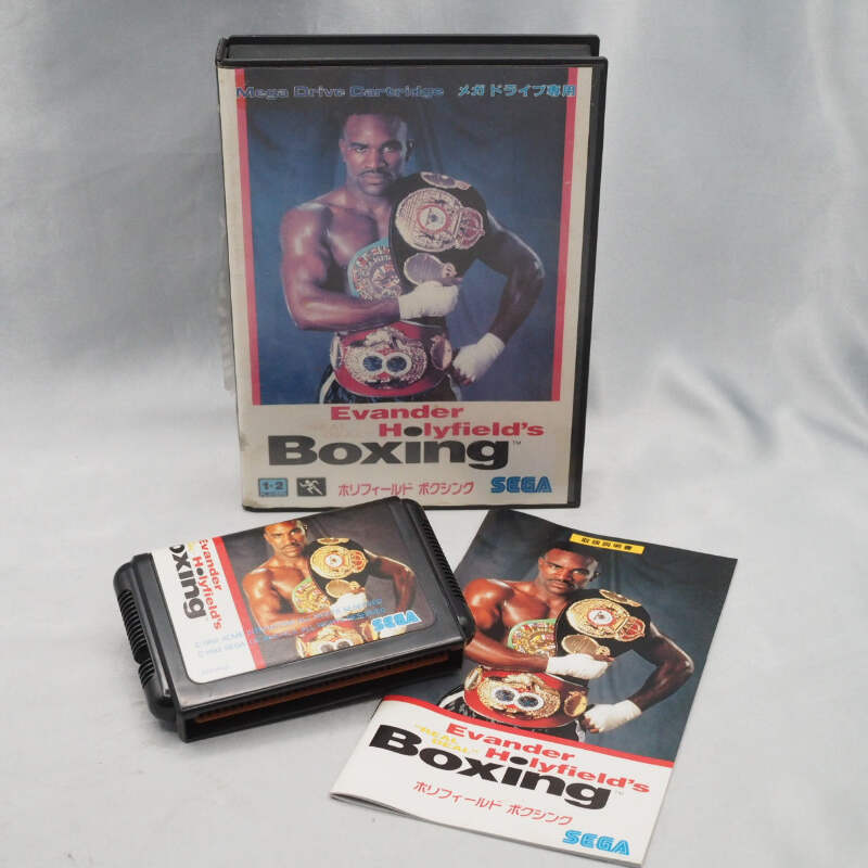 HOLYFIELD'S BOXING Sega Mega Drive Tested Working NTSC-J MD Sports
