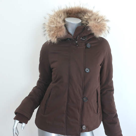 Petite puffer jacket with on sale hood