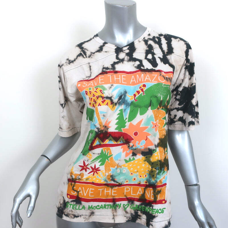 会員様限定 お買い得商品 Stella McCartney x Greenpeace Save the Planet Tie Dye T トップス