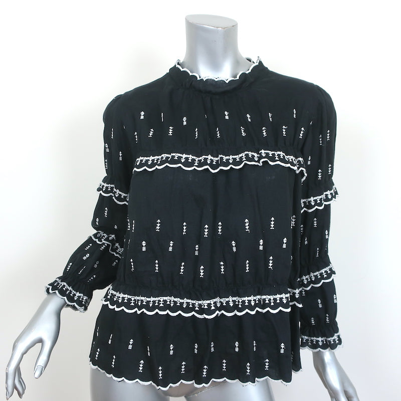 isabel marant ruffle blouse