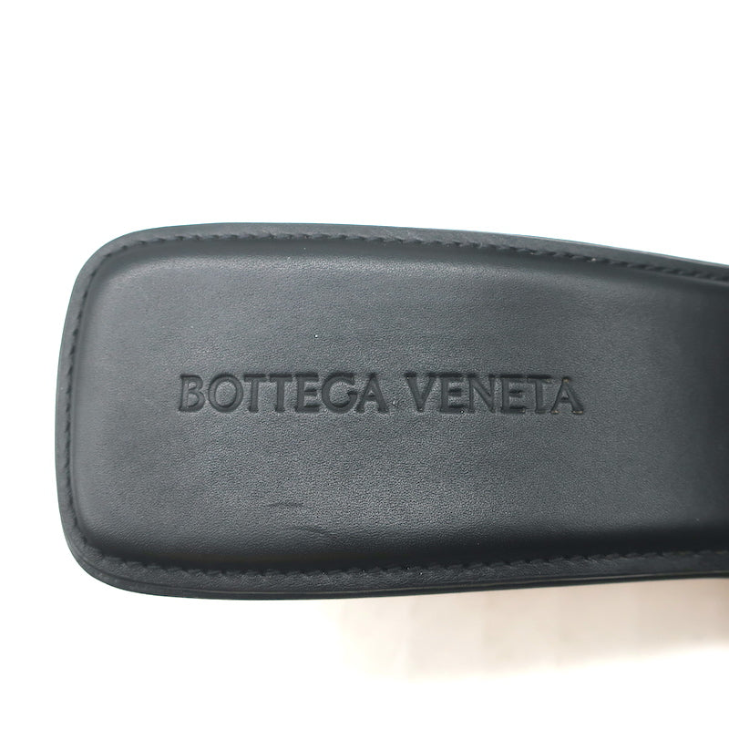 BOTTEGA VENETA BAND SANDAL サイズ40 Bottega Veneta The Band Mules Black Leather Size 40 Slide
