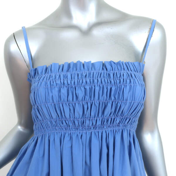 Ciao Lucia Midi Dress Umbria Marine Blue Smocked Cotton Size Small NEW | eBay Ciao Lucia Midi Dress Umbria Marine Blue Smocked Cotton Size Small NEW | eBay